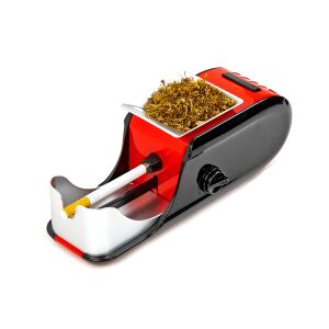 Teno elektromos cigarettakészítő gép, piros és fekete, dohányinjektor - Dohányzás kiegészítő