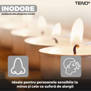 Teno Pill illatmentes mécsesek égnek, ideális érzékeny emberek számára - Mécses