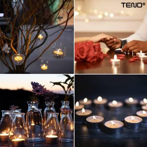 Teno Pill mécsesek használat közben, romantikus gyertyafény beállítás - Mécses