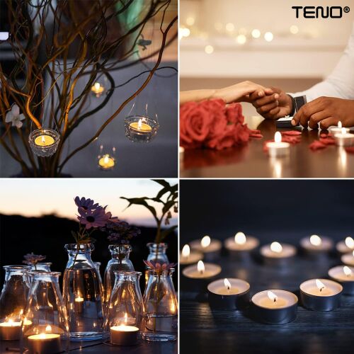 Teno Pill mécsesek használat közben, romantikus gyertyafény beállítás