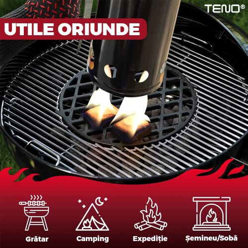 144 db Teno® Fire Starter Kocka készlet, 3 doboz, gyújtótabletta, hosszú égési ido, központi futés, kandallók, kályhák, kempingezés, túrázás