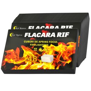 Teno gyújtókockák, 480 darab, hosszú égésű gyújtós kandallóhoz, grillhez, kempingezéshez - Tüzelőanyag