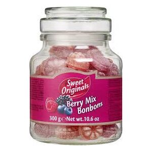 Hamlet Bogyós gyümölcsös keménycukorka üvegben 966gramm 136314455 - Potraviny & Nápoje