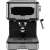 Gorenje ESCM15DBK Espresso Coffee Maker, black and stainless steel, front view