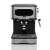 Gorenje ESCM15DBK Espresso Coffee Maker, black and stainless steel, front view