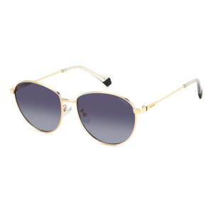 Ochelari de soare femei Polaroid PLD 4171 G/S/X 2F7/WJ, Auriu, Rotund, 57 mm 135849100 - Accesorii pentru femei