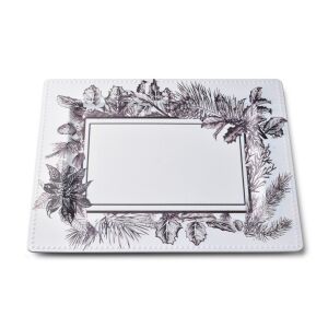 BLANCHE FESTIVE Dekoratív Tányér 31,5x25 cm - Elegáns Alapdísz