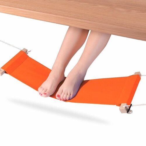 Lábfüggőágy, narancssárga, vászon, az irodába 134678101