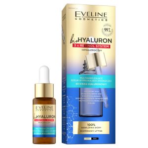 Eveline Kozmetikumok Bio Hyaluron 3x Retinol Rendszer Intenzív Hidratáló Arcszérum, 18 ml 134678298 - Arcszérum
