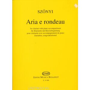 Szőnyi Erzsébet: Aria e rondeau klarinétra 134680715 - Művészet & Építészet