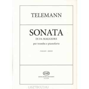 Georg Philipp Telemann: Szonáta trombitára, zongorakísérettel 134680764 - Művészet & Építészet