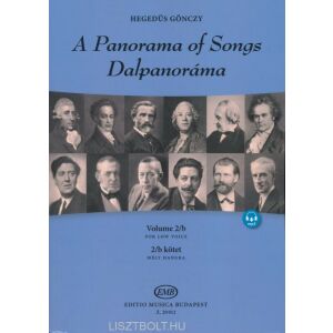 Dalpanoráma - Négy évszázad könnyű dalai mély hangra 2/b 134680960 - Szakkönyv