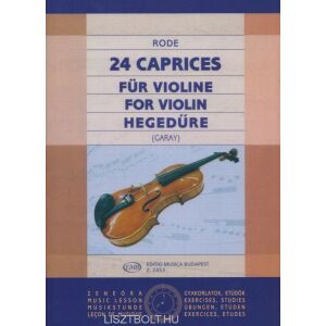 Rode: 24 Caprices hegedűre 134680992 - Művészet & Építészet