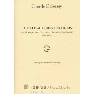 Claude Debussy: La fille aux cheveux de lin - hárfára 134681010 - Művészet & Építészet