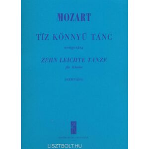 Mozart: Tíz Könnyű Tánc zongorára - Hernádi Lajos szerk. 134681174 - Művészet & Építészet