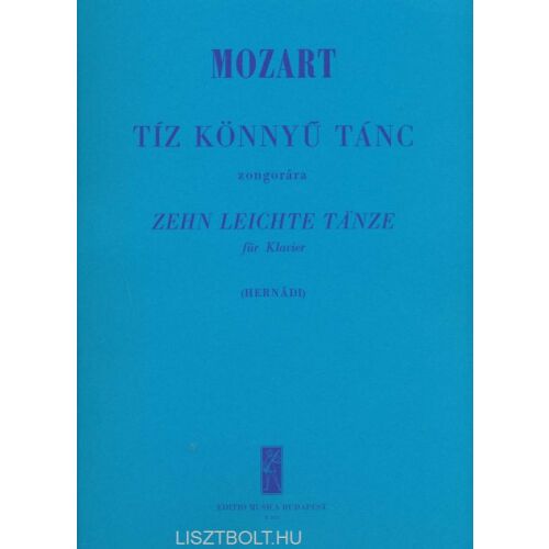 Wolfgang Amadeus Mozart: Tíz könnyű tánc zongorára