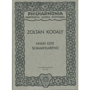 Kodály Zoltán: Nyári este - kispartitúra 134681256 - Művészet & Építészet