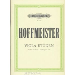 Franz Anton Hoffmeister: Viola etüden 134681280 - Szakkönyv