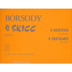 Borsody László: Négy skicc gitárra 134681355 - Művészet & Építészet