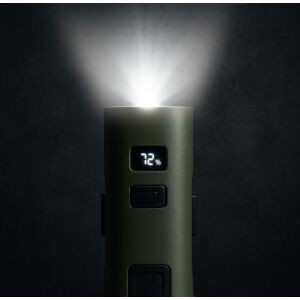 Bicikli lámpa és powerbank zöld