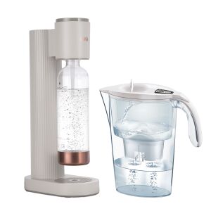 Syfon do wody Laica Hi8200W i dzbanek filtrujący Stream Line, biały - Dom i ogród