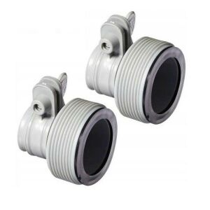 INTEX hollanderes átalakító, 32mm medence csatlakozáshoz, szoritóanyával (29061), 2 db / csomag 134707671 - Medence szerelvény