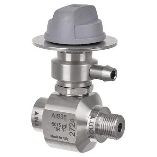 MTM Hydro AIS35 Vysokotlakový vstrekovač chemikálií, 350 bar, 3/8" závit, 90 °C, nerezová oceľ 136035102