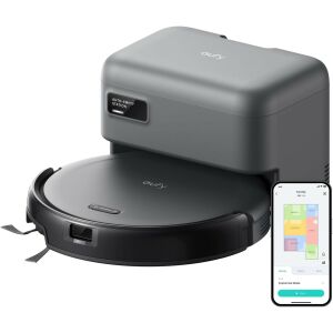 Aspirator robot Eufy C10 cu stație de auto-golire și navigație Lidar - Aspiratoare robot