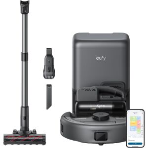 Eufy E20 3-in-1 Roboterstaubsauger mit selbstentleerender Station, Stielstaubsauger und Handstaubsauger - Eufy