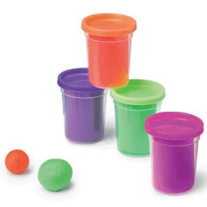 Sada modelovacej hmoty MAPED CREATIV Pat Dough Fancy, 4 farby, 114g každá - Maped