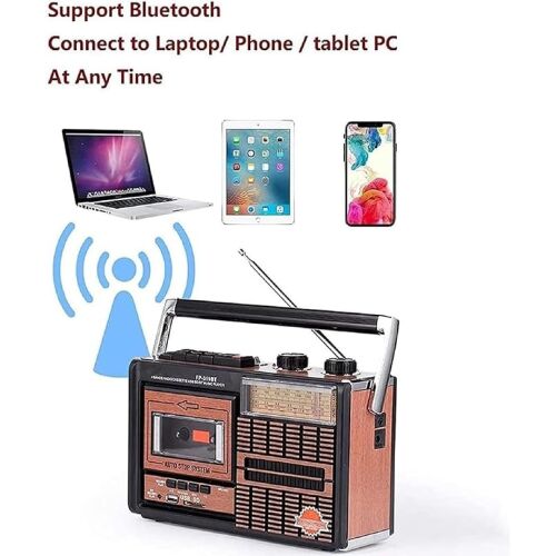 FP-319BT Hordozható AM/FM rádió Bluetooth kapcsolattal - Rádió