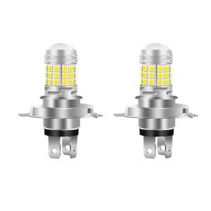 Set de două becuri auto H4 120W LED cu lentilă - Becuri auto