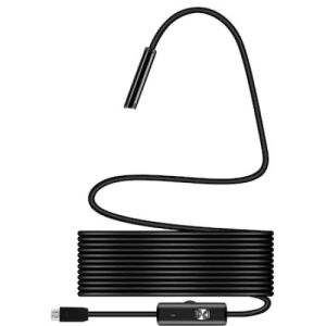 Camera Endoscop FOXMAG24, 10m Lungime, 7mm, Plug&Play, Rezolutie inalta, Functie de inregistrare si fotografiere, USB 2.0/1.1
