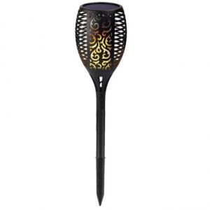 Lampa Solara tip Torta FOXMAG24®, Senzor, Lumina LED, Waterproof, Acumulator 2200 mAh, Flux 35 lm, Negru