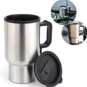 Cana termos auto FOXMAG24 din oțel inoxidabil cu exemple de utilizare în mașină - Termosuri și suporturi pentru băuturi