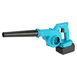 Suflanta usoara cu acumulator, pentru praf, murdarie, zapada, animal de companie, masina, putere 120W, fara fir, negru/albastru