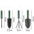 Set 4 unelte de gradina, dimensiuni reduse, din metal, cu maner anti-alunecare, usor de depozitat, negru 140726564