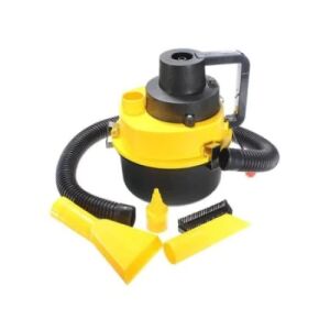 Aspirator Auto FOXMAG24, Turbo, Filtru de Praf Detasabil, Alimentare la Bricheta Auto, Aspira Umed si Uscat, Functie de Umflare, Galben / Negru