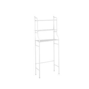 Etajeră toaletă albă Espace Homs, unitate de depozitare cu 3 niveluri - Raft pentru baie