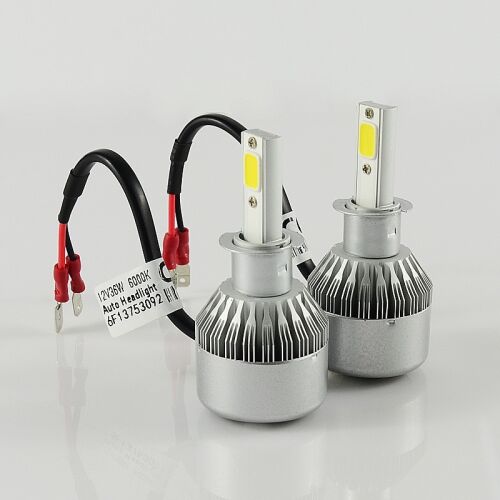 FOXMAG24 2 db COB C6 H3 LED autó fényszóró izzó készlet, 6000K, 72W - Jármű és alkatrész