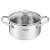 Tefal Cook Eat 3L saucepan with glass lid, stainless steel, part of the 10 piece cookware set