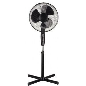 Lábventilátor, 40 W teljesítmény, 3 sebesség, 40 cm átmérő, fémből és műanyagból, védőráccsal, csúszásmentes talppal, fekete
