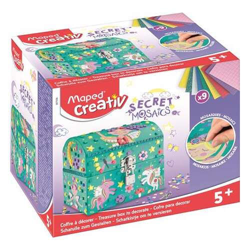 MAPED CREATIV Secret Mosaic Treasure Chest, MAPED CREATIV, "Mozaicuri secrete"