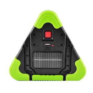 Triunghi reflectorizant iluminat LED cu incarcare solara sau prin USB, luminozitate reglabila 140674446 - Elakadásjelző