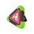 Triunghi reflectorizant iluminat LED cu incarcare solara sau prin USB, luminozitate reglabila 140674446