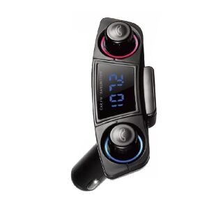 Modulator auto negru cu bluetooth si functie handsfree - Transmițătoare