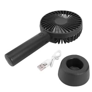 Mini ventilator portabil negru, reîncărcabil USB - Ventilatoare