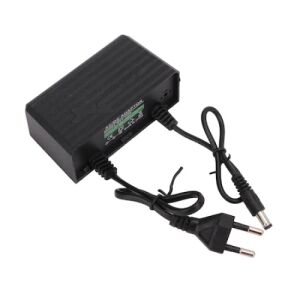 Sursa de alimentare pentru camere de supraveghere, putere 18W, rezistent la apa, cu agatatoare, negru