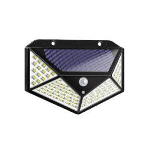 Set 6 lampi cu incarcare solara FOXMAG24, senzor miscare, 3 trepte de iluminare, 100 LED