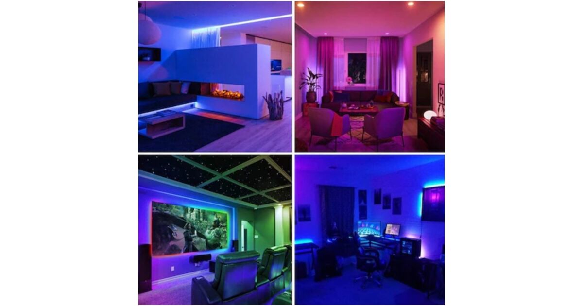 Kit Banda Led FOXMAG24® Multicolora RGB , Telecomanda 24 taste cu IR , Transformator 2A , 300 LED-uri , Lungime 5m 140632839